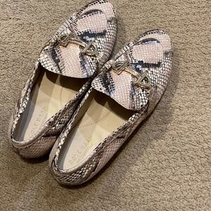 Cole Haan snakeskin loafers - never worn